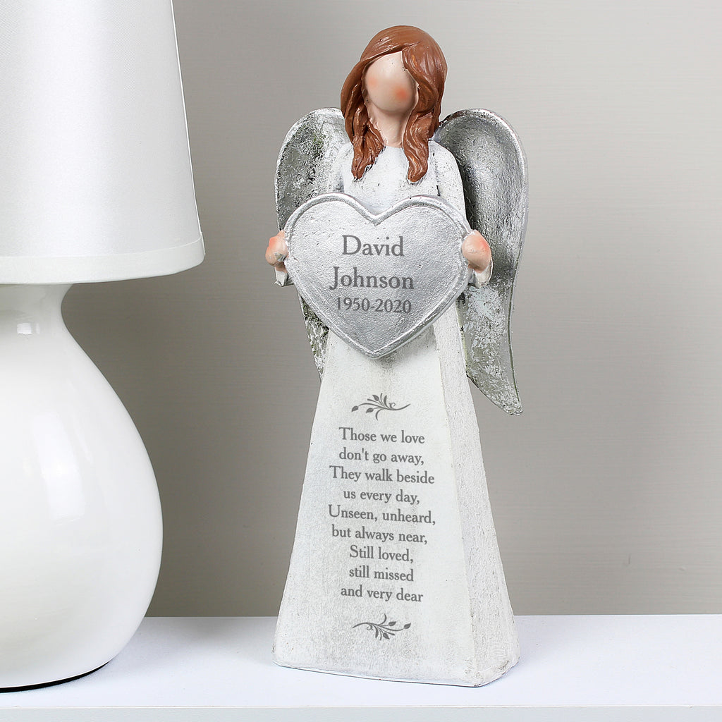 Personalised Memorial Angel Ornament - Buy Ornaments at GiftMasters.co.uk