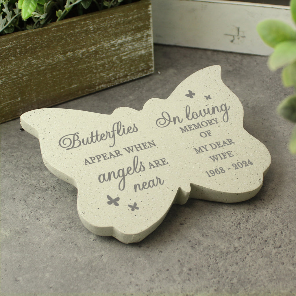 Personalised Butterflies Appear Memorial Butterfly - Buy Ornaments at GiftMasters.co.uk
