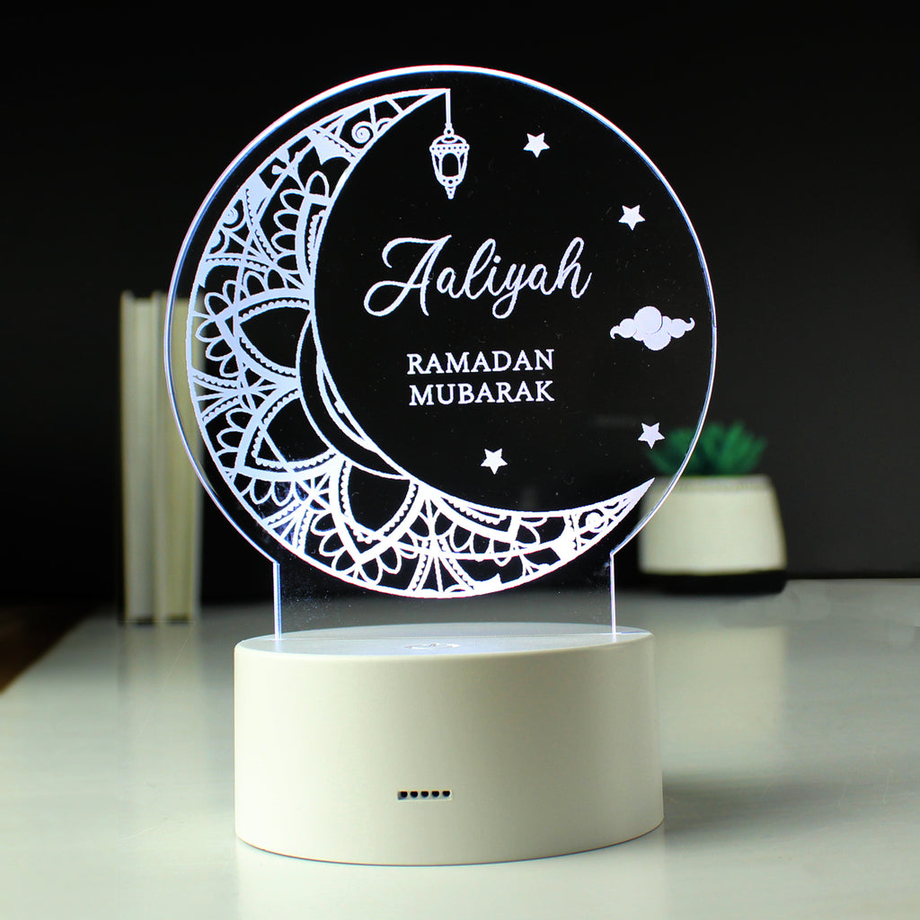 Personalised Eid and Ramadan LED Light - Buy LED Lights, Candles & Decorations at GiftMasters.co.uk