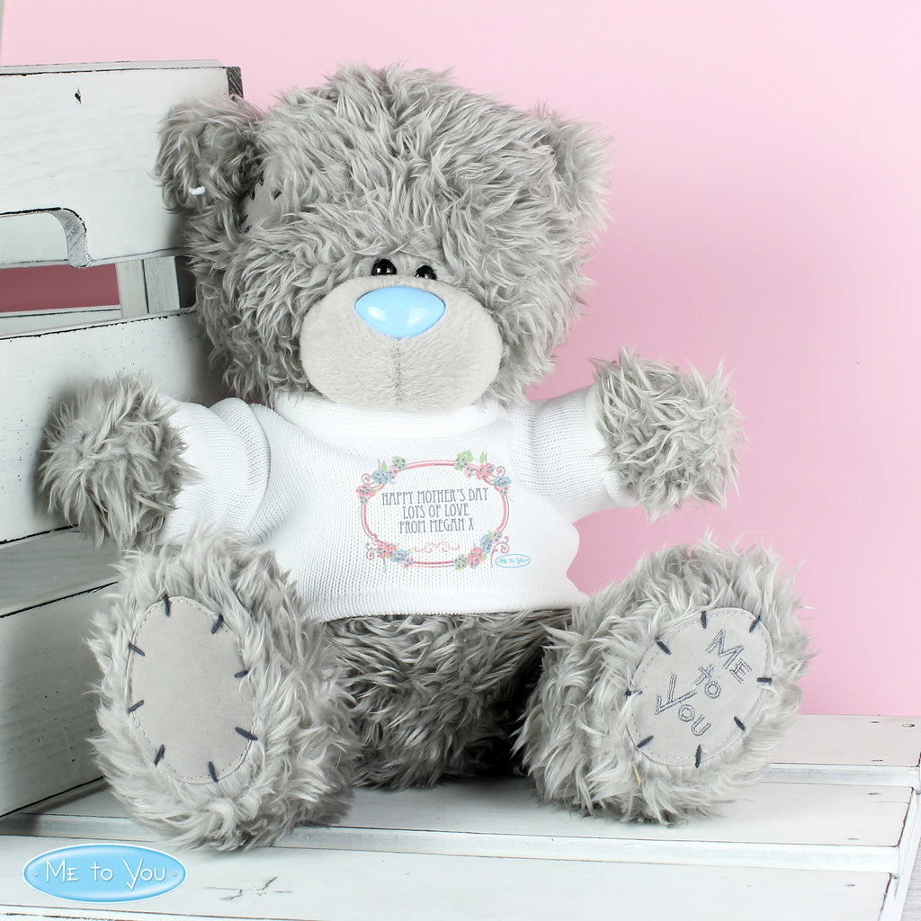 Personalised Me To You Bear 'Floral' - Buy Plush at GiftMasters.co.uk