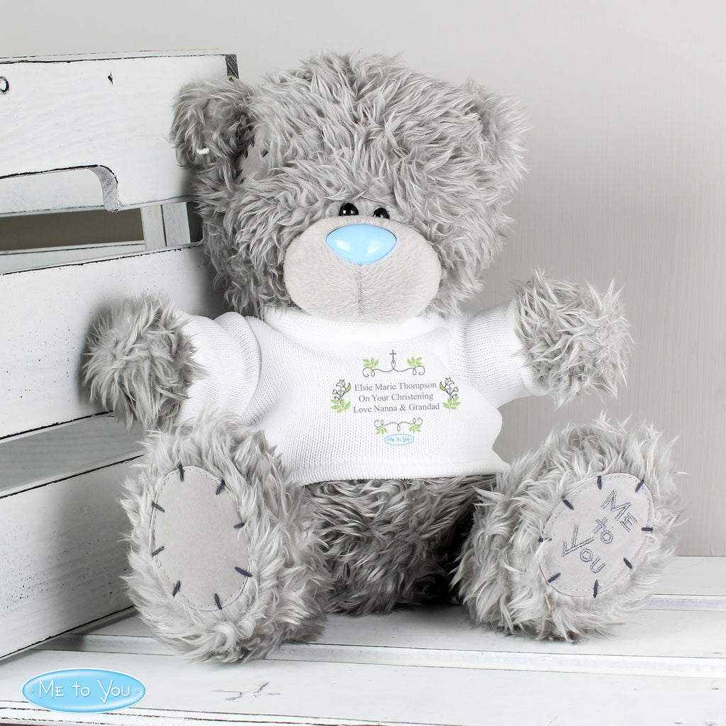 Personalised Me To You Bear Religious Cross - Buy Plush at GiftMasters.co.uk