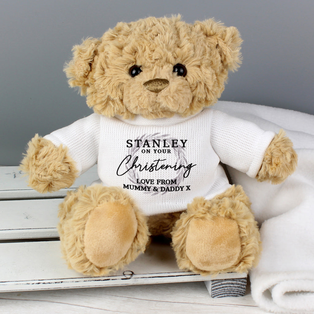 Personalised 'Truly Blessed' Teddy Bear - Buy Plush at GiftMasters.co.uk