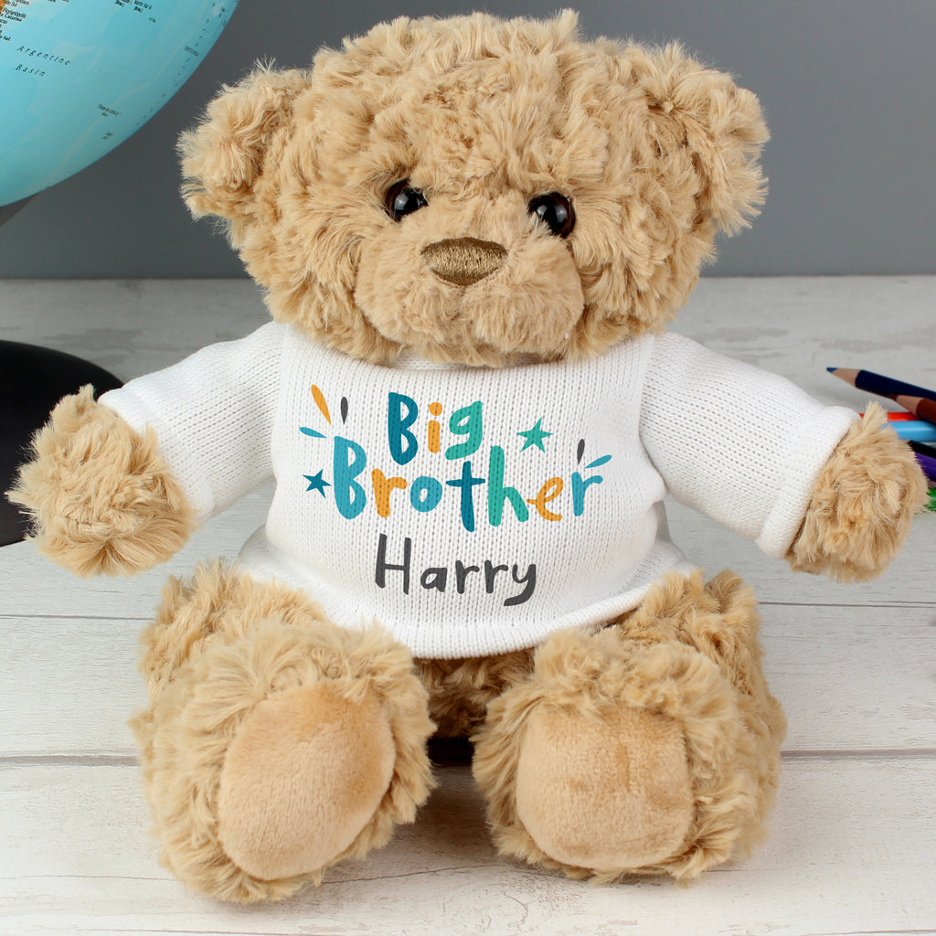 Personalised Big Brother Teddy Bear - Buy Plush at GiftMasters.co.uk