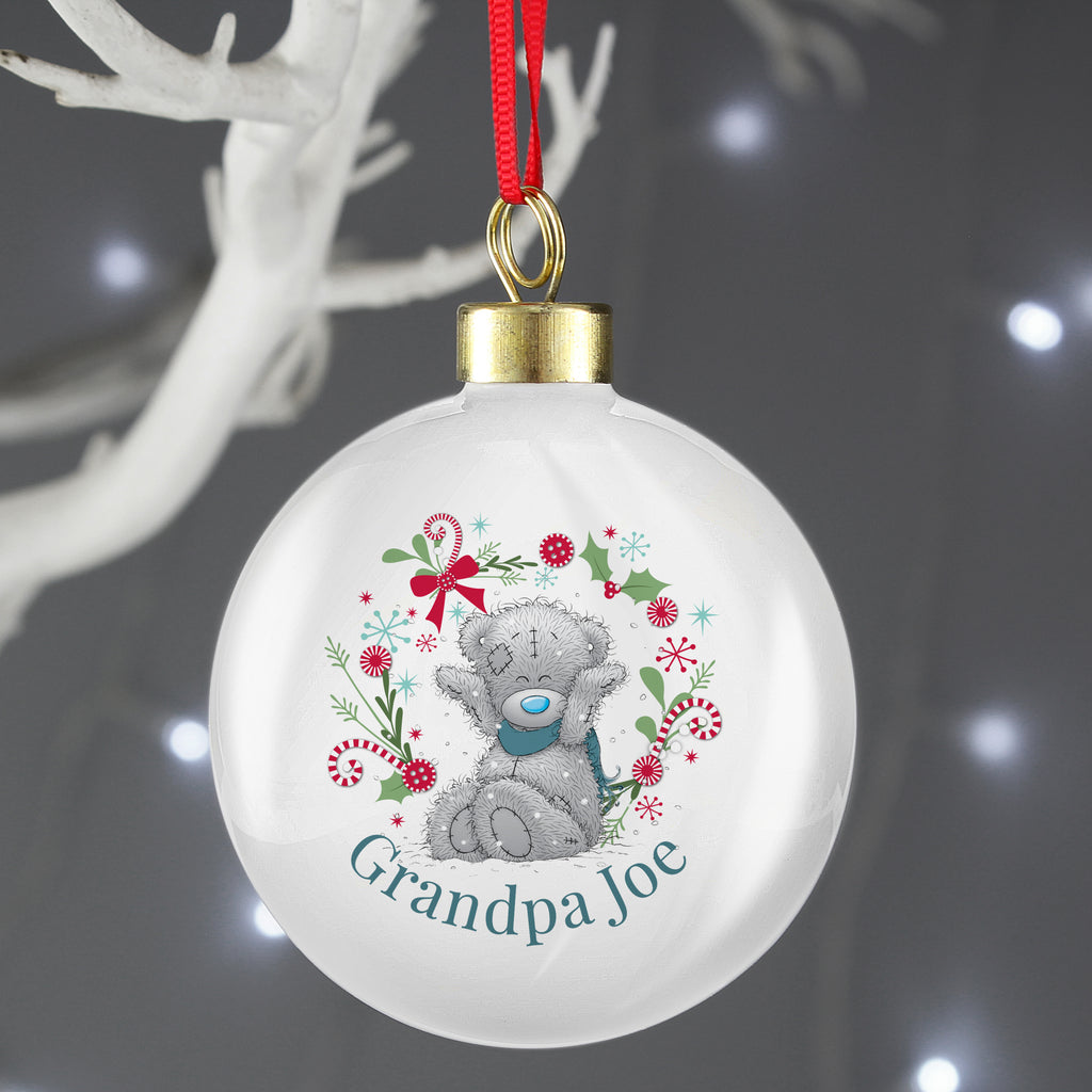Personalised Me To You For Grandad Dad Christmas Bauble - Buy Licensed Products at GiftMasters.co.uk