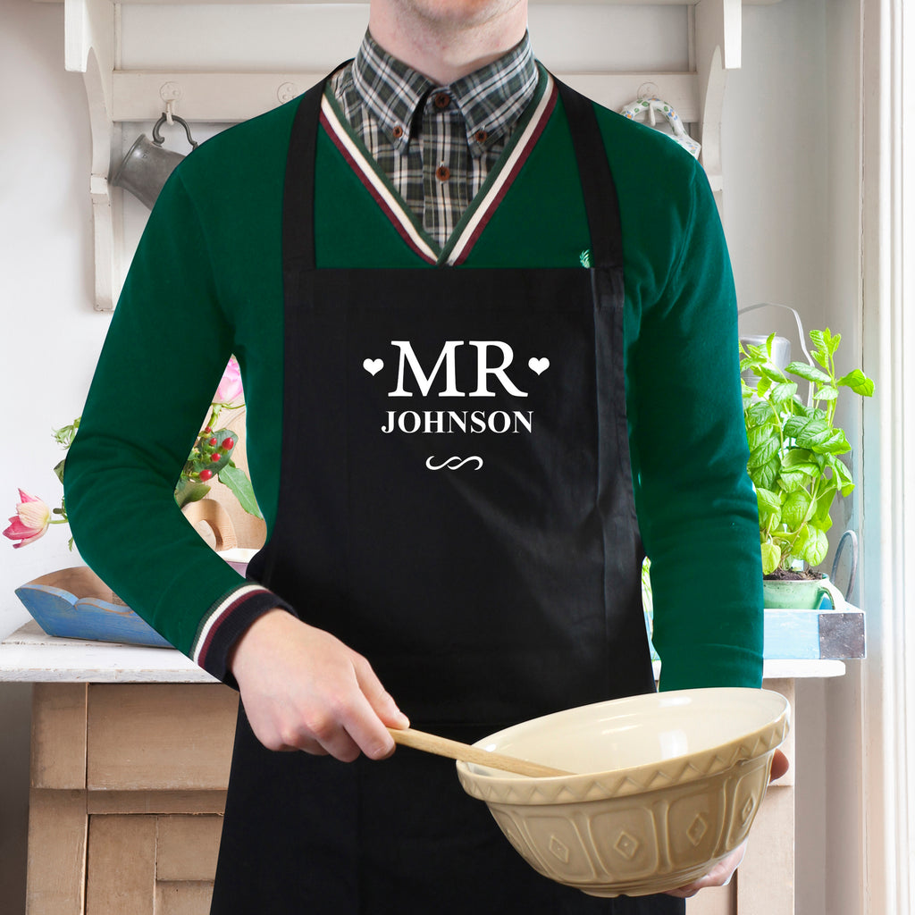 Personalised Mr Apron - Buy Kitchen, Baking & Dining Gifts at GiftMasters.co.uk