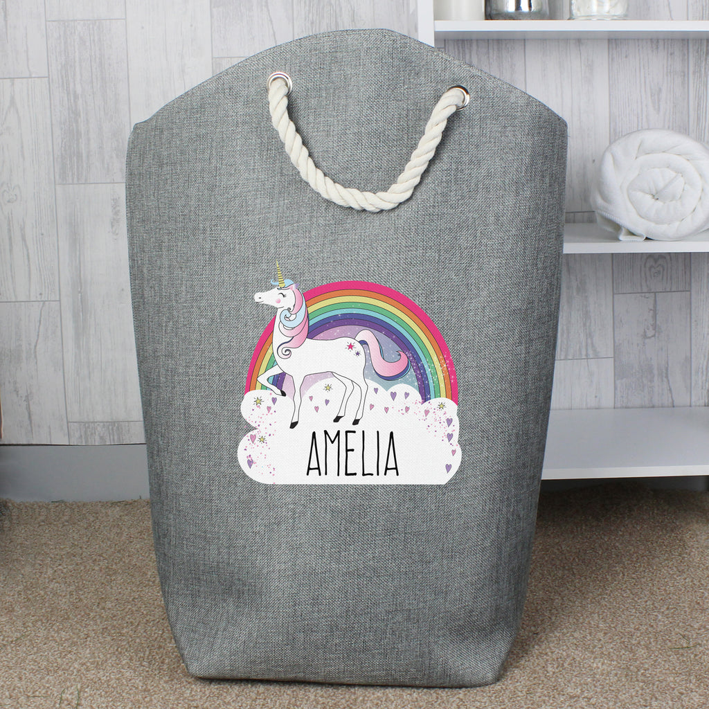 Personalised Unicorn Storage Bag - Buy Storage at GiftMasters.co.uk