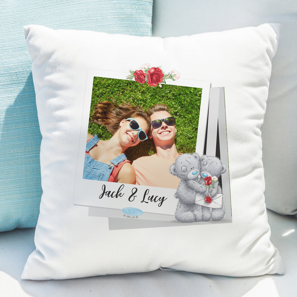Personalised Me To You Photo Upload Cushion - Buy Photo Upload Products at GiftMasters.co.uk