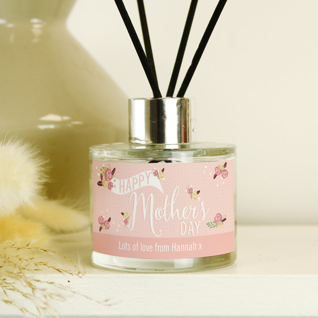 Personalised Mother's Day Reed Diffuser - Buy Candles & Reed Diffusers at GiftMasters.co.uk