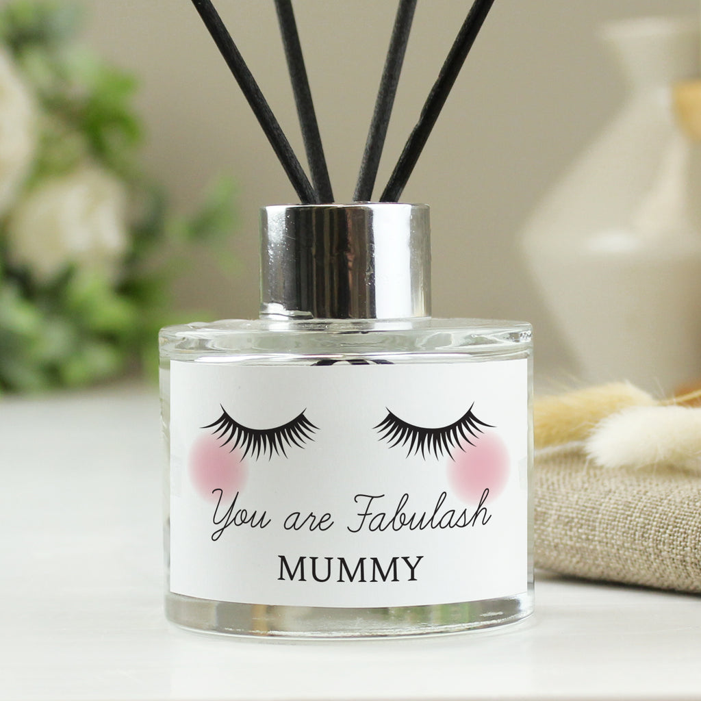 Personalised Eyelashes Reed Diffuser - Buy Candles & Reed Diffusers at GiftMasters.co.uk