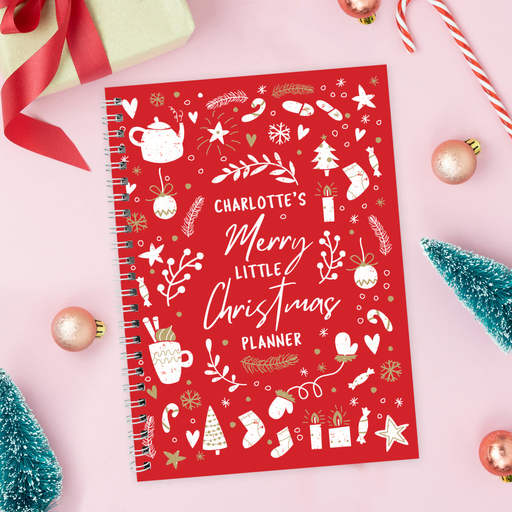 Personalised Christmas A5 Planner - Buy 0 at GiftMasters.co.uk
