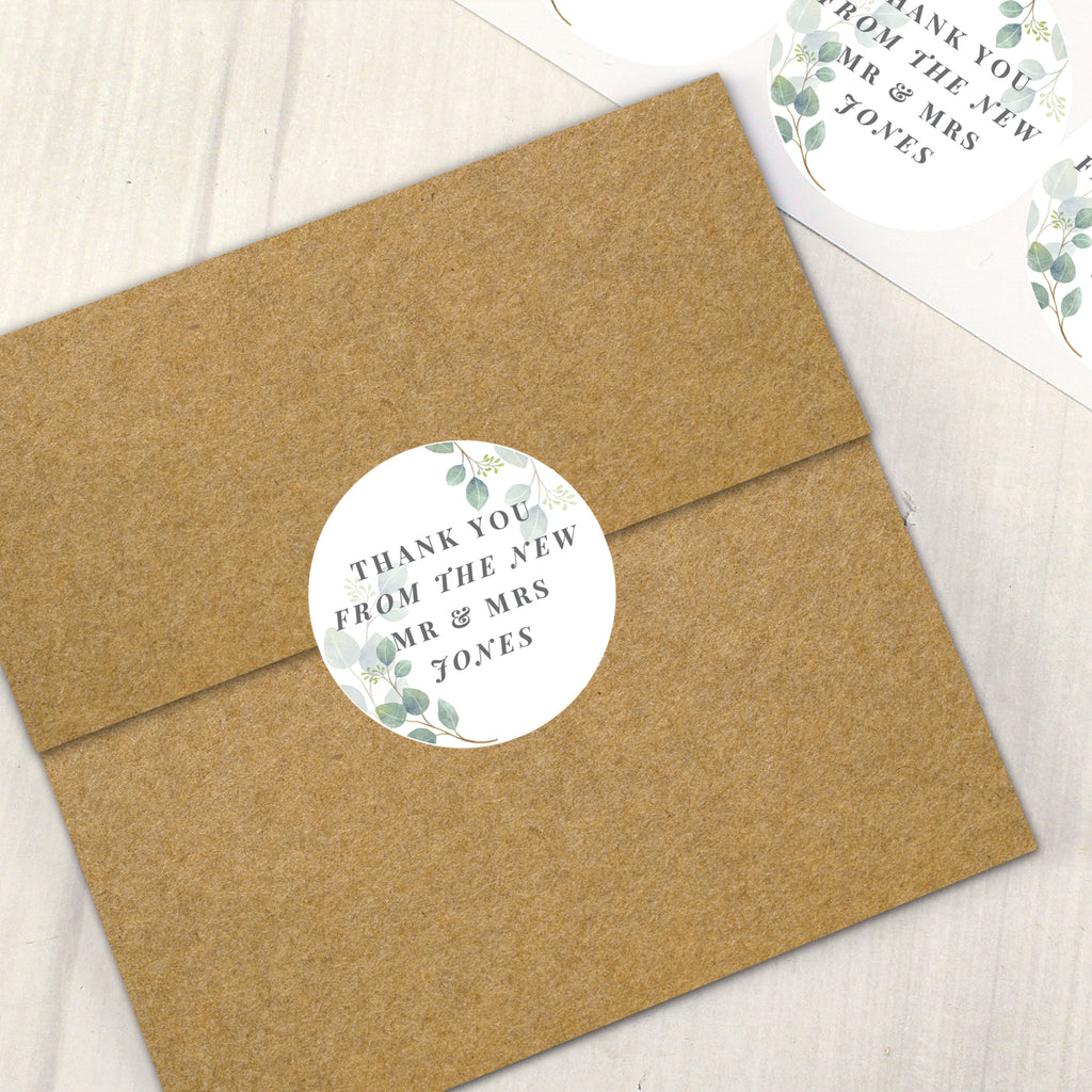 Personalised Botanical Free Text Sticker Set - Buy Stationery & Pens at GiftMasters.co.uk