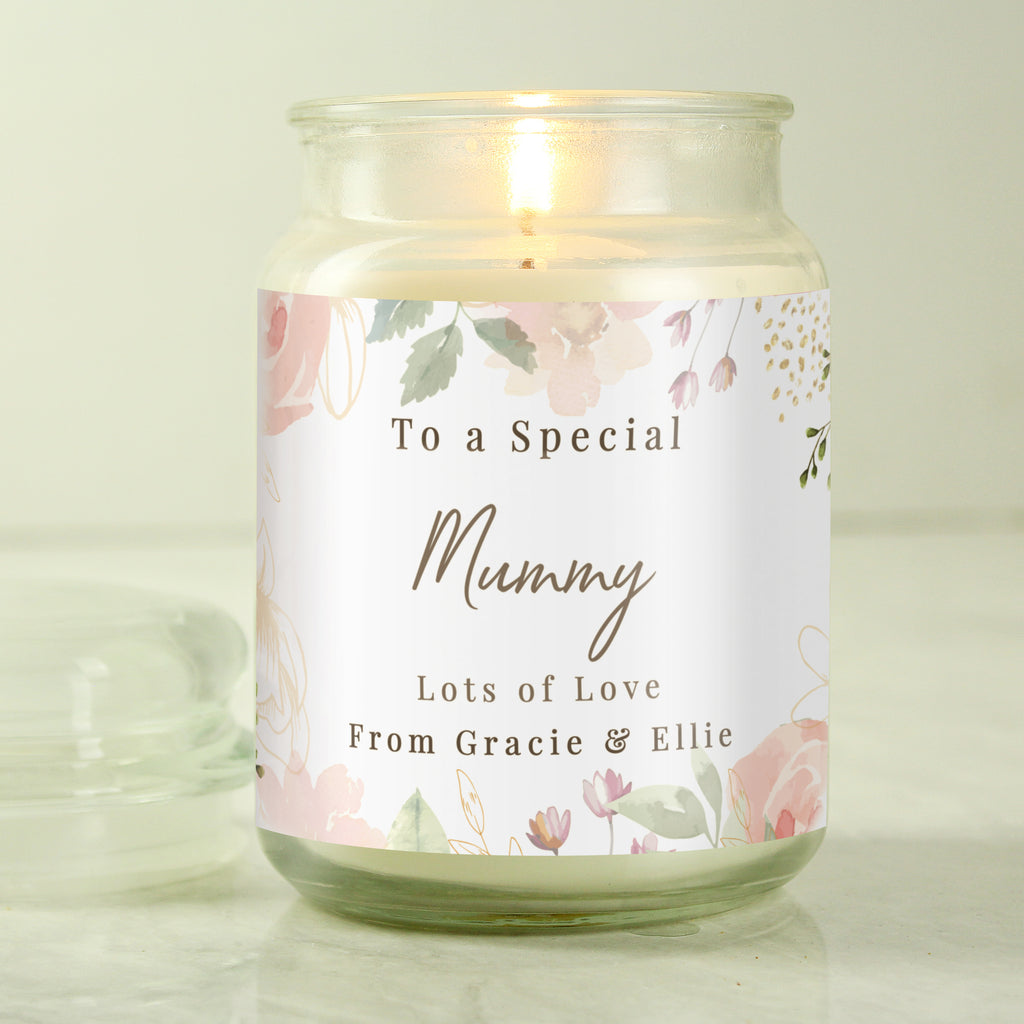 Personalised Wedding Large Candle Jar - Buy Candles & Reed Diffusers at GiftMasters.co.uk