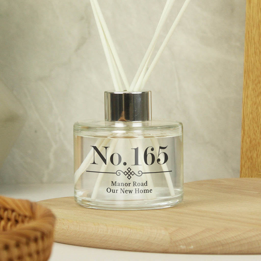 Personalised Elegant Diamond Reed Diffuser - Buy Candles & Reed Diffusers at GiftMasters.co.uk