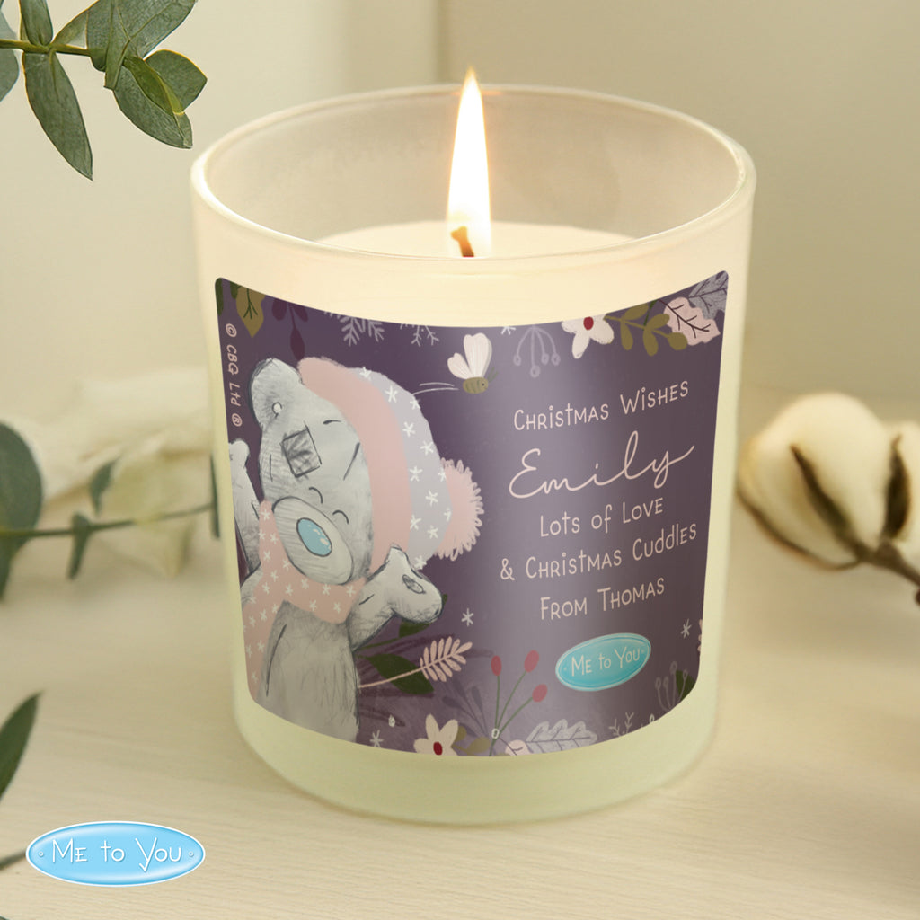 Personalised Me to You Cosy Winter Candle Jar - Buy Candles & Reed Diffusers at GiftMasters.co.uk