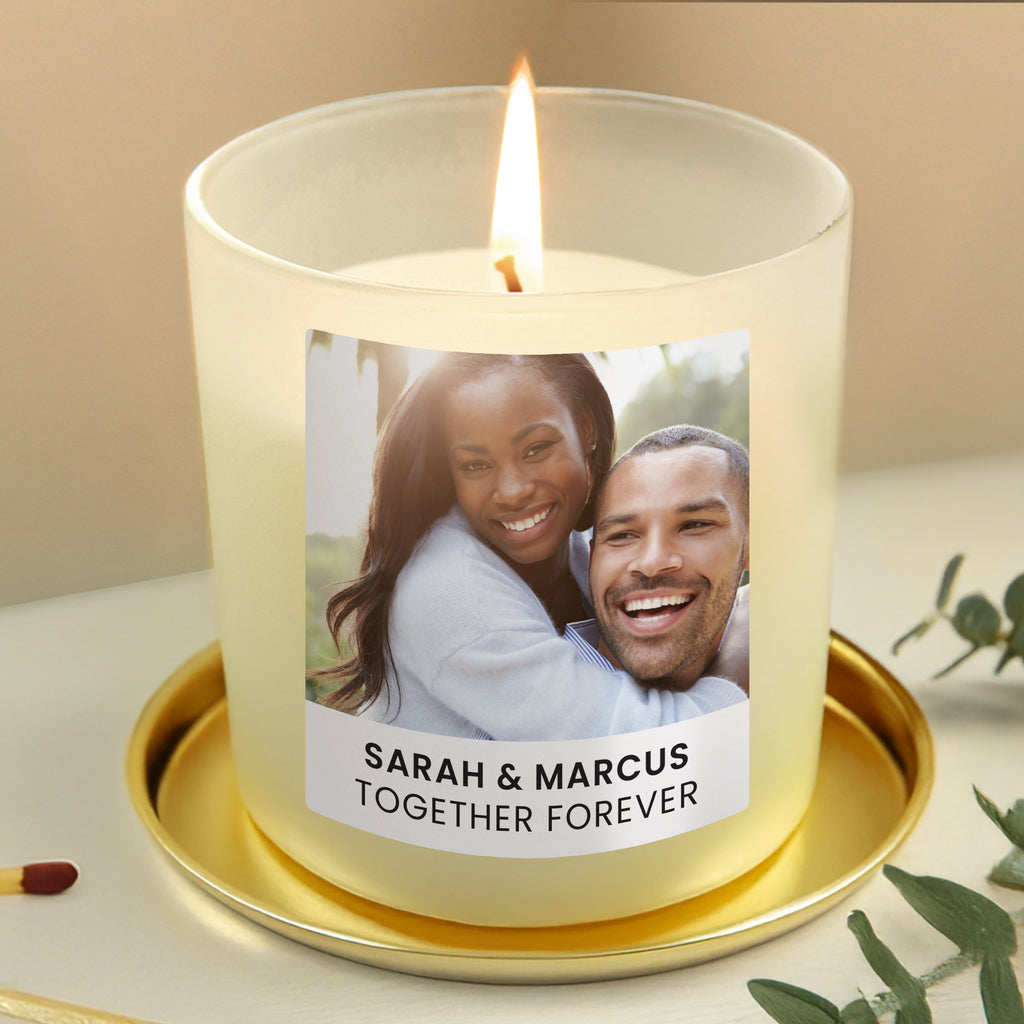Personalised Photo Upload Candle Jar - Buy Candles & Reed Diffusers at GiftMasters.co.uk