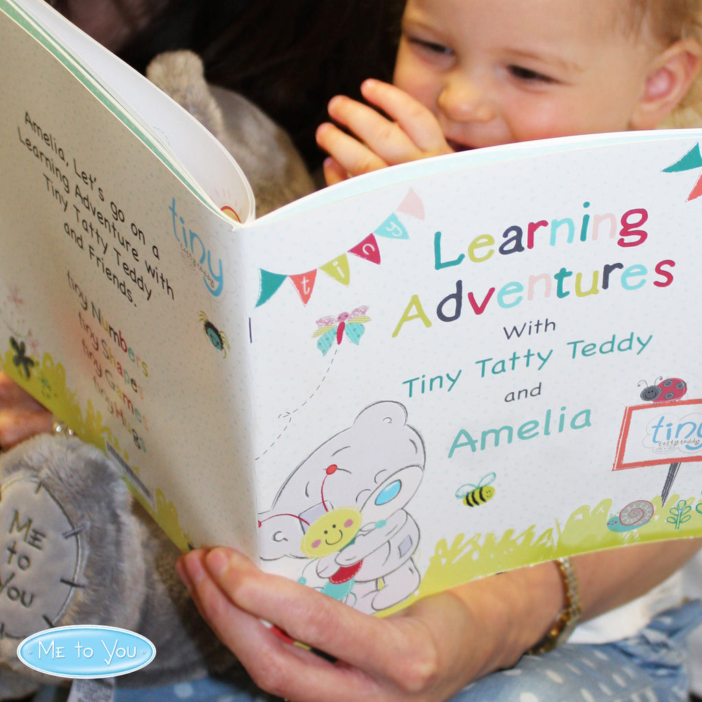 Personalised Tiny Tatty Teddy Learning Adventure Book - Buy Books at GiftMasters.co.uk
