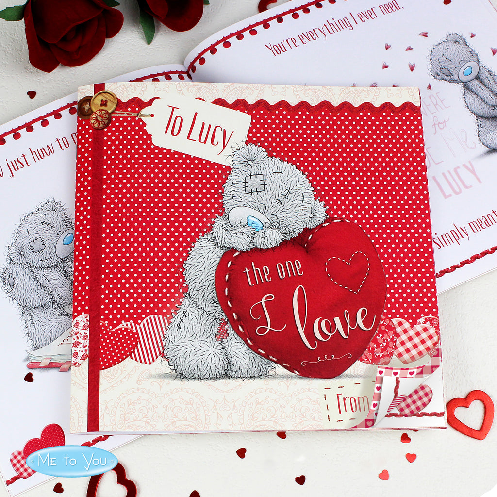 Personalised Me to You The One I Love Poem Book - Buy Books at GiftMasters.co.uk