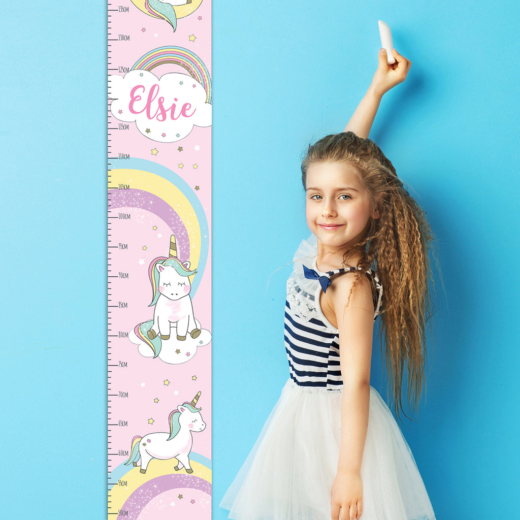 Personalised Baby Unicorn Height Chart - Buy Keepsakes at GiftMasters.co.uk