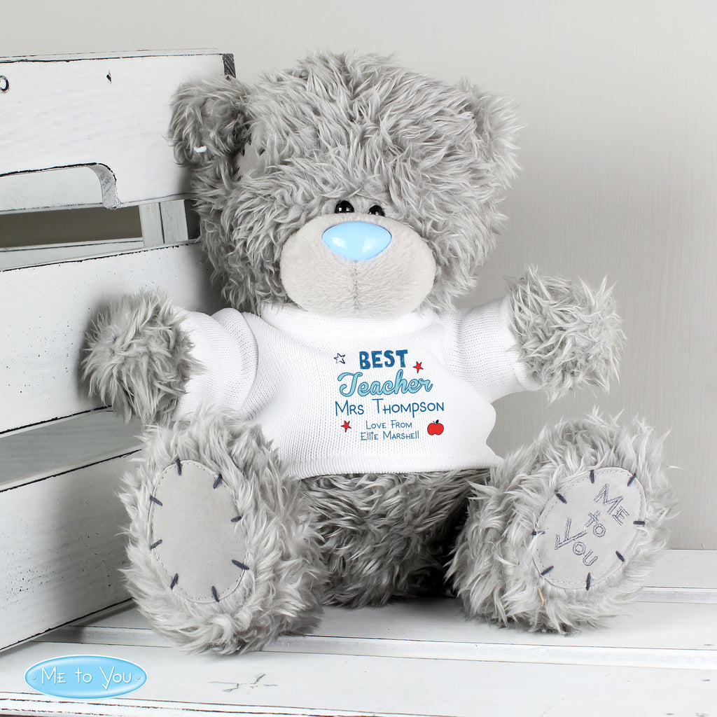 Personalised Me to You Bear Best Teacher - Buy Plush at GiftMasters.co.uk