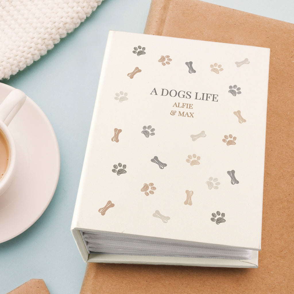 Personalised Dogs 6x4 Photo Album with Sleeves - Buy Photo Frames, Albums and Guestbooks at GiftMasters.co.uk