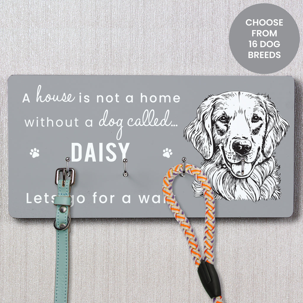 Personalised Dog Breed Lead Hooks - Buy Pet Gifts at GiftMasters.co.uk