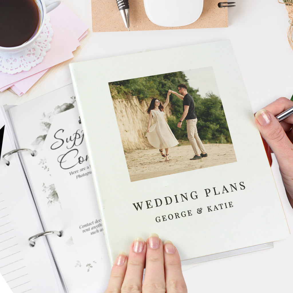 Personalised Photo Upload Wedding Planner - Buy Photo Upload Products at GiftMasters.co.uk