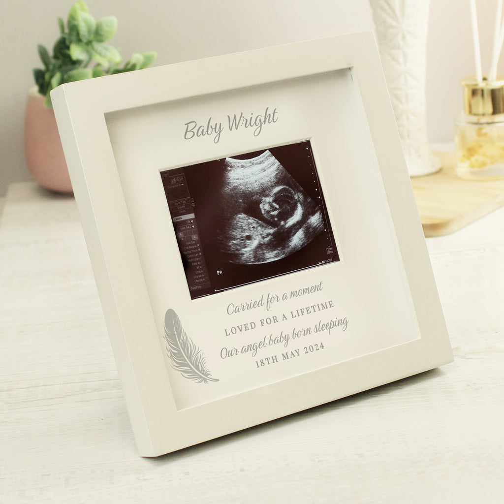 Personalised Memorial Baby Scan Photo Frame - Buy Photo Frames, Albums and Guestbooks at GiftMasters.co.uk