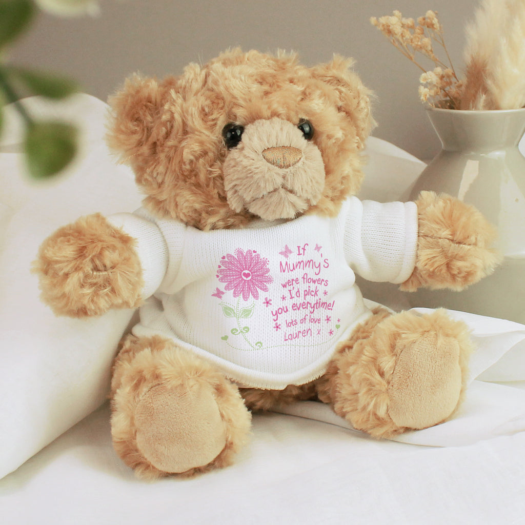 Personalised I'd Pick You Teddy Bear - Buy Plush at GiftMasters.co.uk