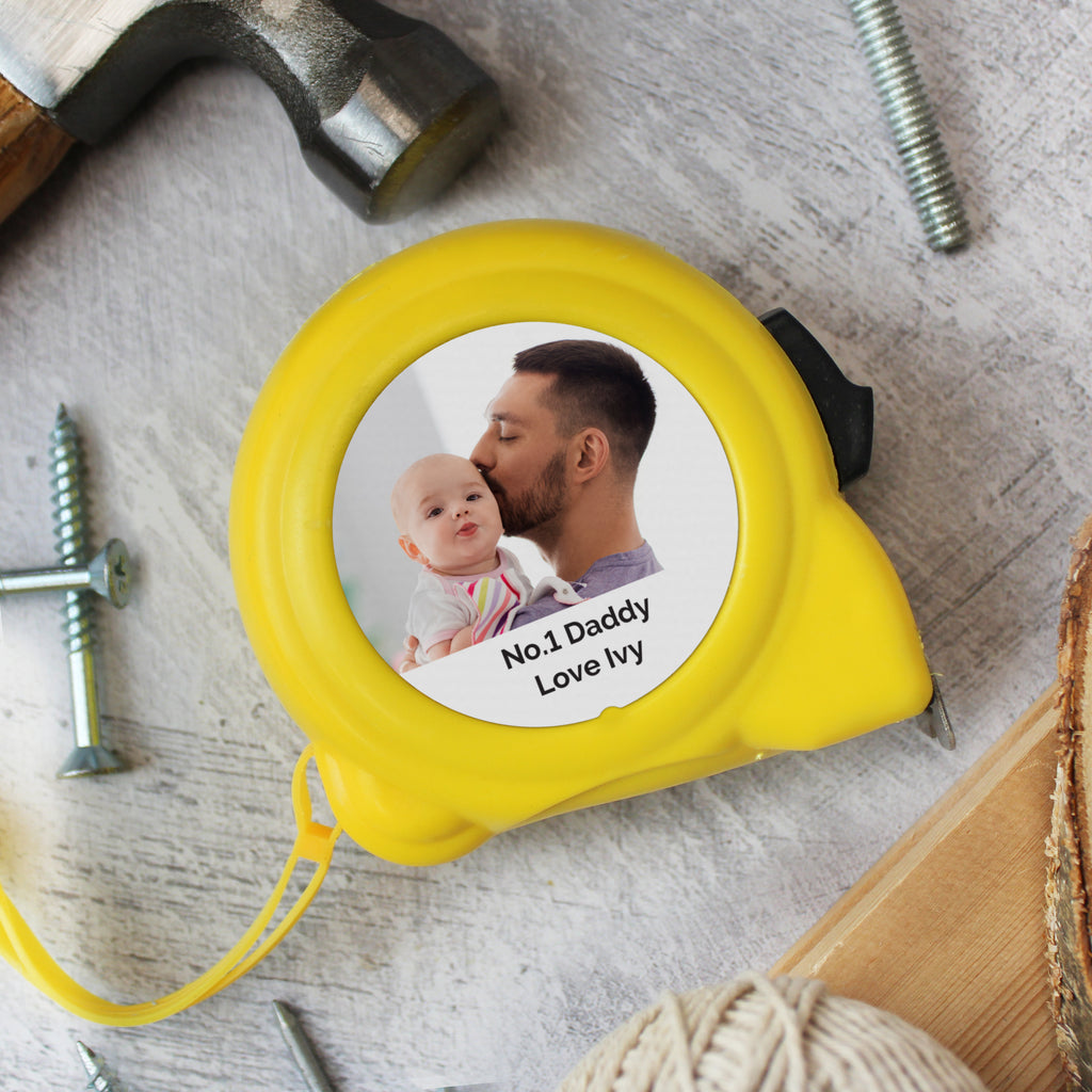 Personalised Photo Upload Tape Measure - Buy Keepsakes at GiftMasters.co.uk
