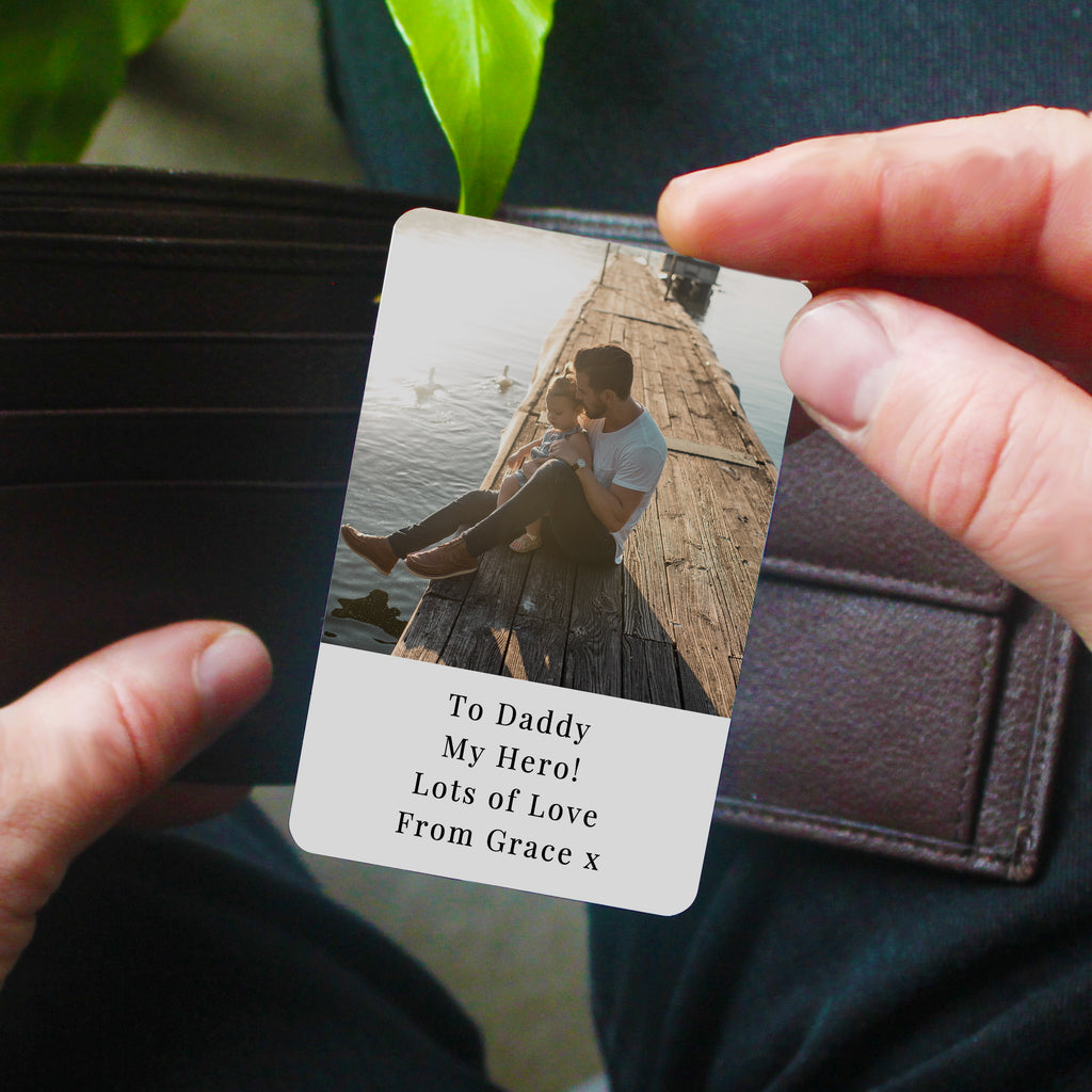 Personalised Photo Upload Wallet Card - Buy Photo Upload Products at GiftMasters.co.uk
