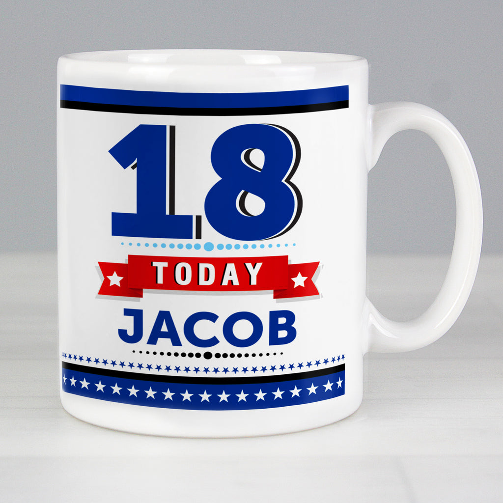 Personalised Birthday Star Mug - Buy Mugs at GiftMasters.co.uk