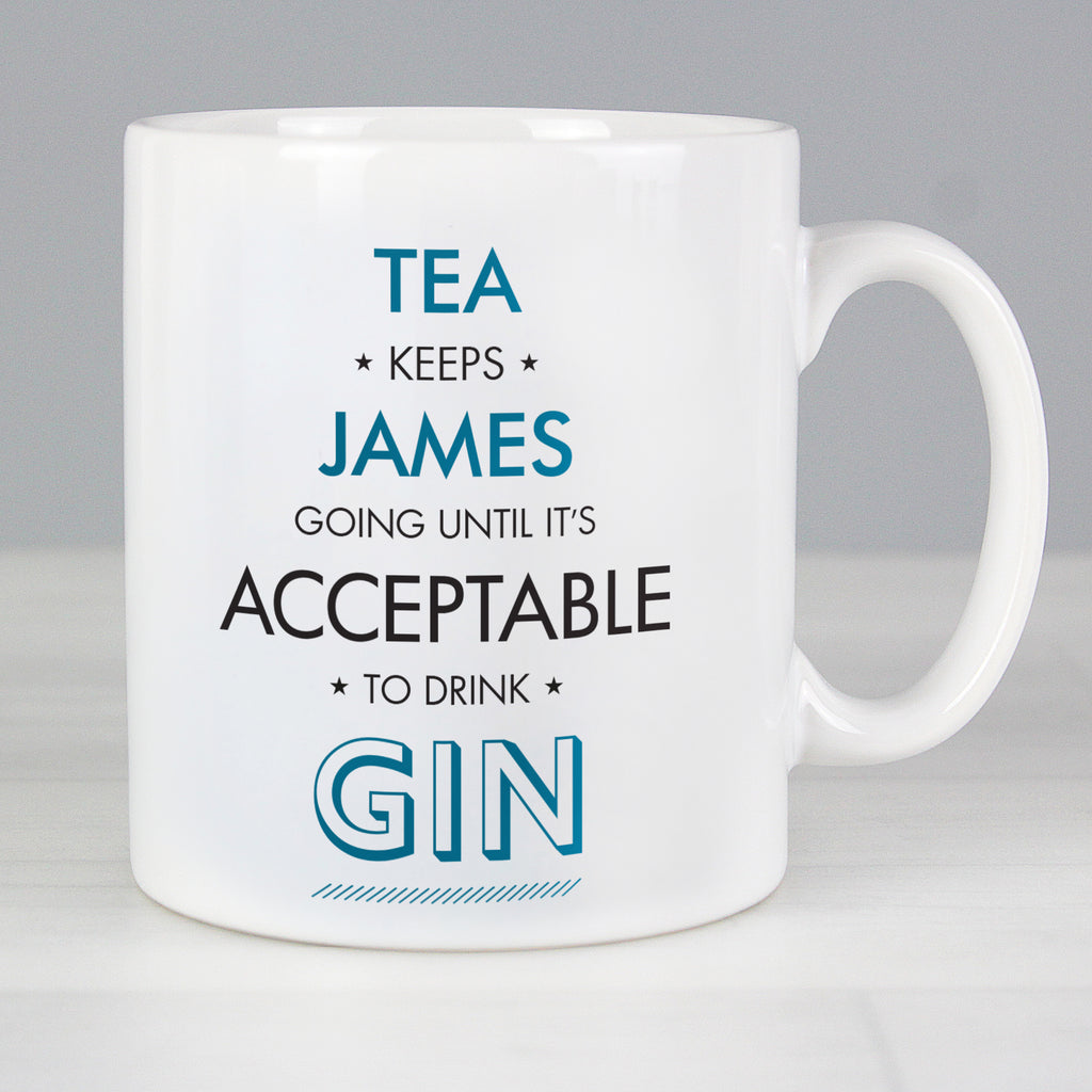 Personalised Acceptable To Drink Mug - Buy Mugs at GiftMasters.co.uk