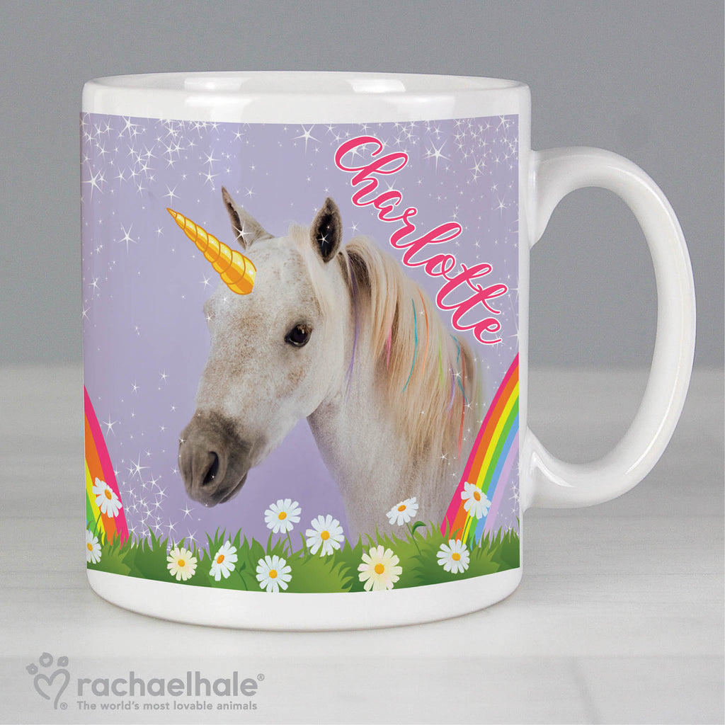 Personalised Rachael Hale Unicorn Mug - Buy Mugs at GiftMasters.co.uk