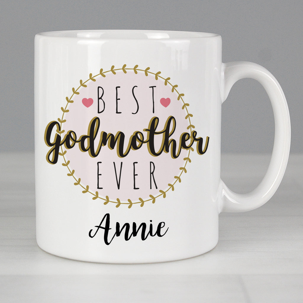 Personalised 'Best Godmother' Mug - Buy Mugs at GiftMasters.co.uk