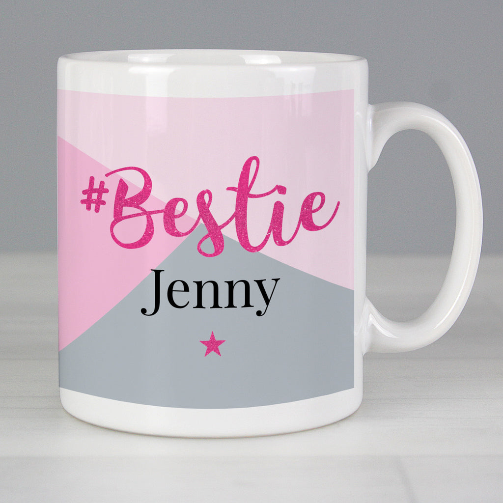 Personalised #Bestie Mug - Buy Mugs at GiftMasters.co.uk