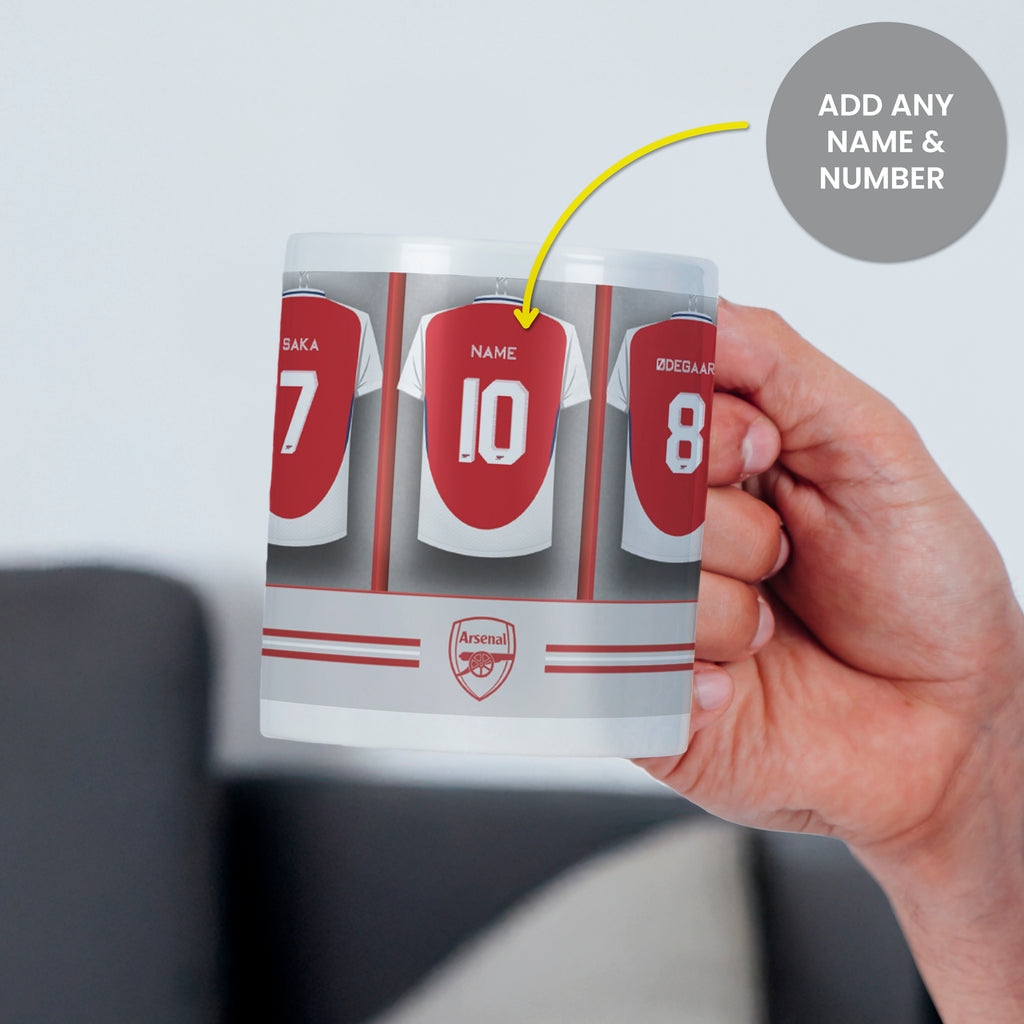 Arsenal Football Club Dressing Room Mug - Buy Licensed Products at GiftMasters.co.uk