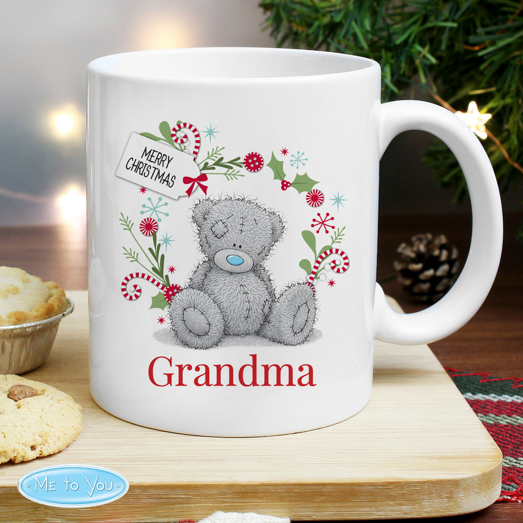 Personalised Me to You 'For Nan, Grandma, Mum' Christmas Mug - Buy Christmas Decorations at GiftMasters.co.uk