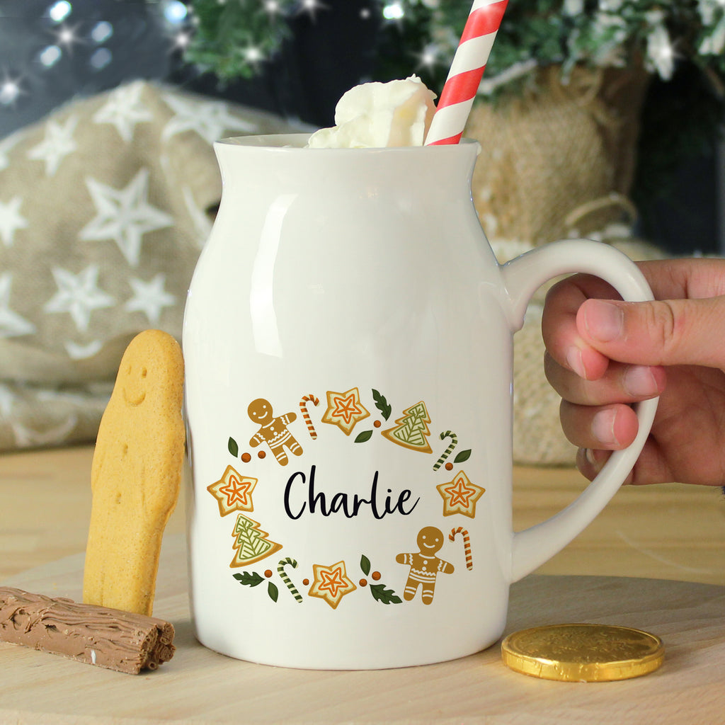 Personalised Christmas Milk Jug - Buy Mealtime Essentials at GiftMasters.co.uk