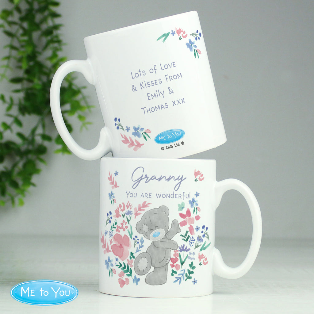 Personalised Me To You Floral Mug - Buy Mugs at GiftMasters.co.uk