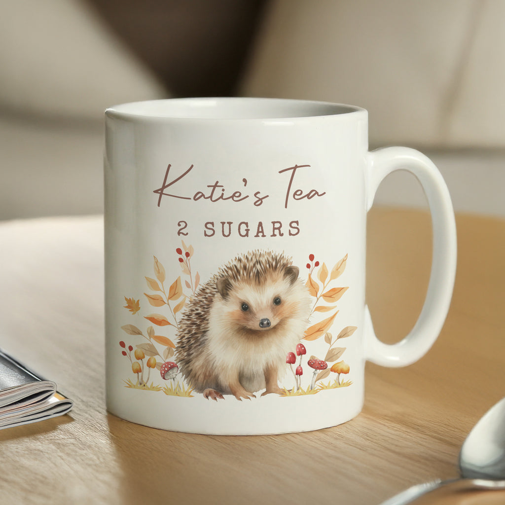 Personalised Hedgehog Mug - Buy  at GiftMasters.co.uk