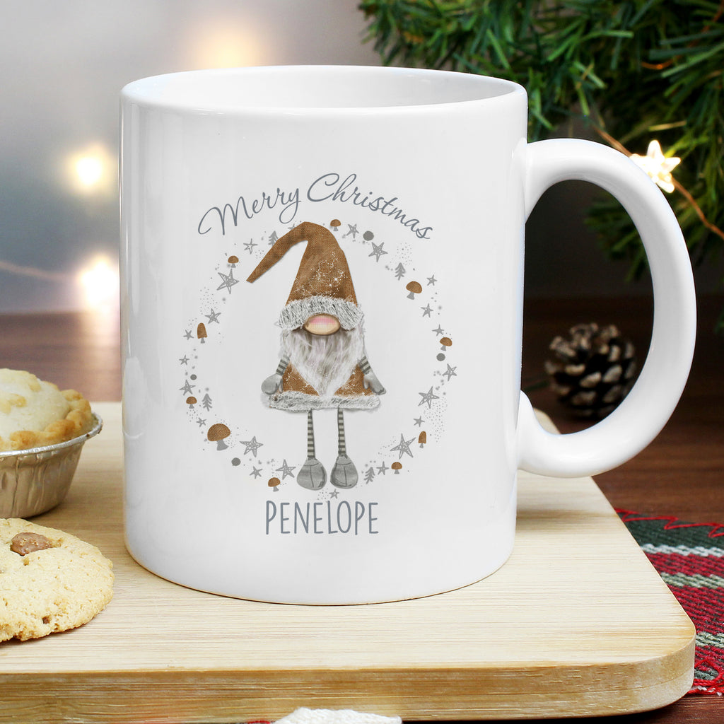 Personalised Christmas Gonk Mug - Buy Mugs at GiftMasters.co.uk