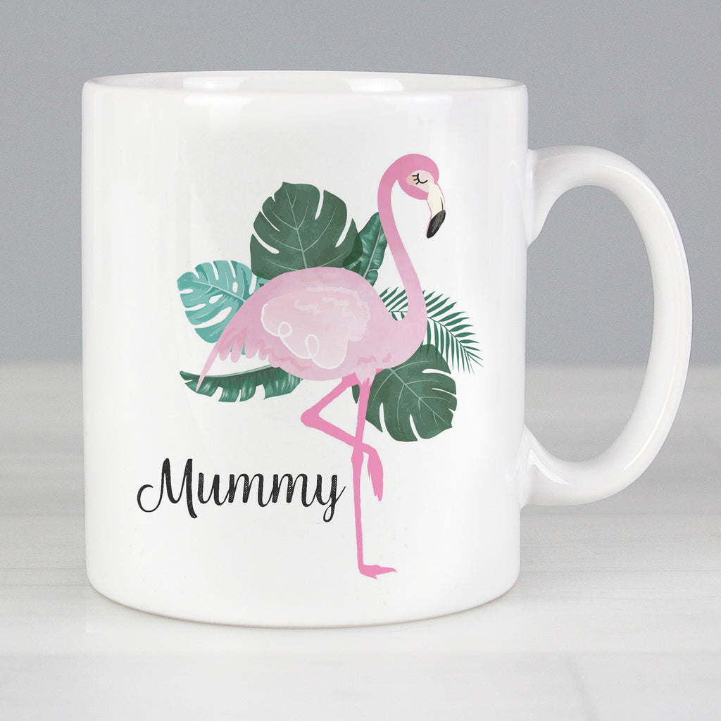 Personalised Flamingo Mug - Buy Mugs at GiftMasters.co.uk