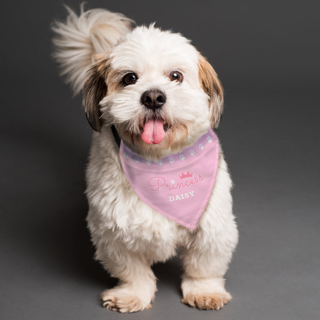 Personalised Princess Dog Bandana - Buy Pet Gifts at GiftMasters.co.uk