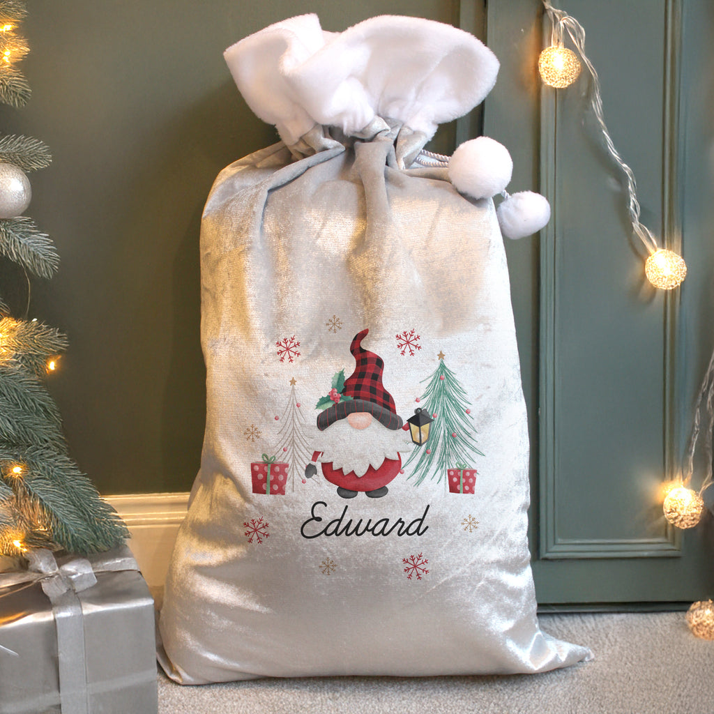 Personalised Gonk Christmas Sack - Buy Christmas Decorations at GiftMasters.co.uk