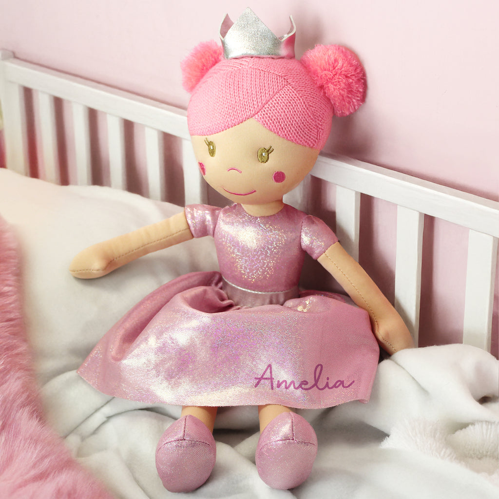 Personalised Princess Rag Doll - Buy Plush at GiftMasters.co.uk