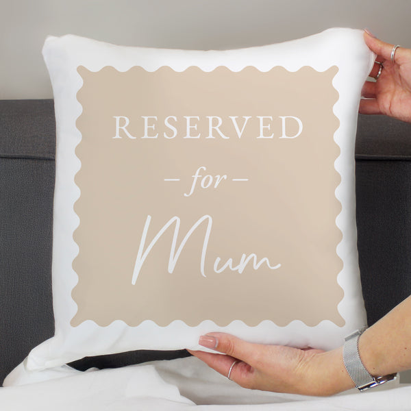 Personalised Cream Reserved For Cushion