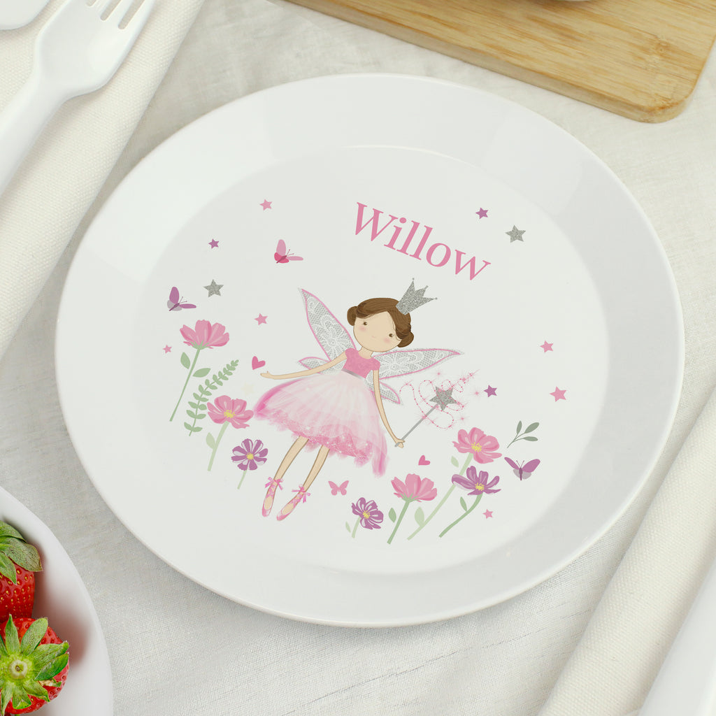 Personalised Fairy Princess Plate - Buy Kitchen, Baking & Dining Gifts at GiftMasters.co.uk