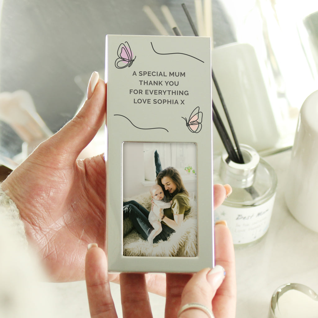 Personalised Butterfly 2x3 Photo Frame - Buy 0 at GiftMasters.co.uk