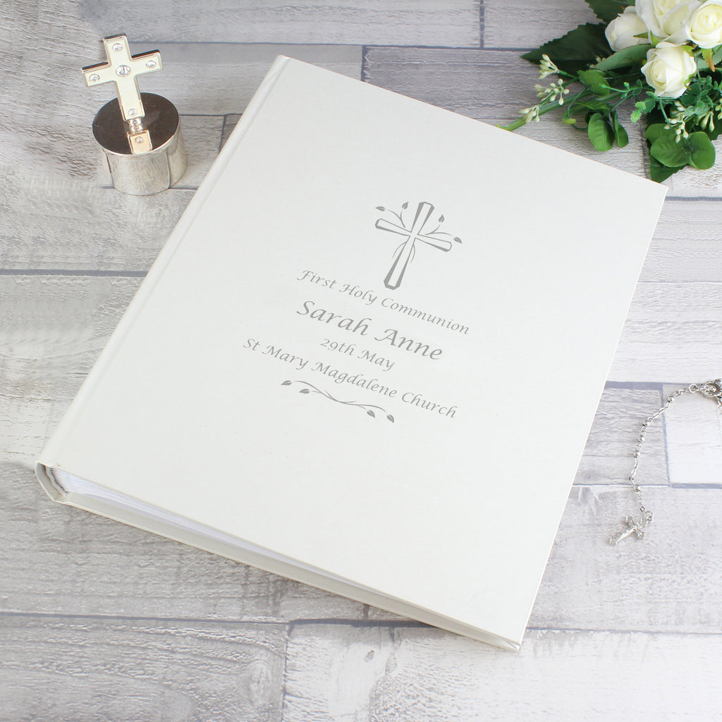 Personalised Silver Cross Traditional Photo Album - Buy Photo Frames, Albums and Guestbooks at GiftMasters.co.uk