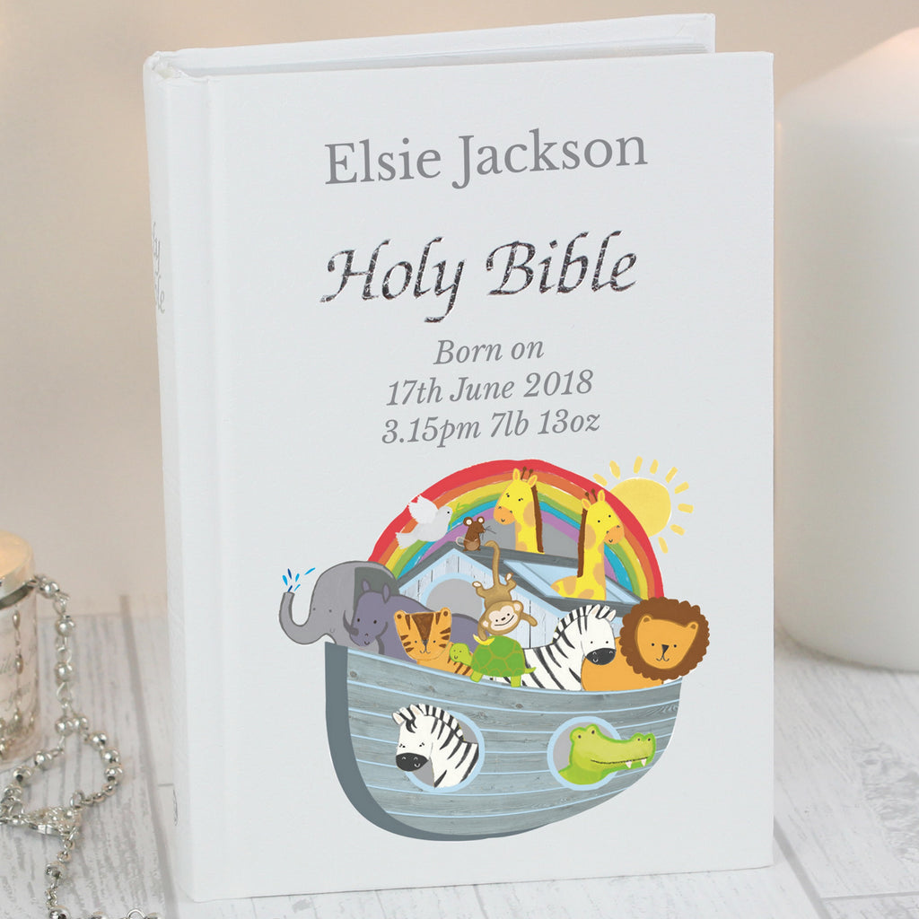 Personalised Noahs Ark Bible - Buy Books at GiftMasters.co.uk